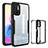 Coque Rebord Contour Silicone et Vitre Transparente Housse Etui 360 Degres MJ1 pour Xiaomi POCO M3 Pro 5G Petit