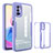 Coque Rebord Contour Silicone et Vitre Transparente Housse Etui 360 Degres MJ1 pour Xiaomi POCO M3 Pro 5G Violet