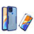 Coque Rebord Contour Silicone et Vitre Transparente Housse Etui 360 Degres MJ1 pour Xiaomi Redmi 9 Activ Bleu