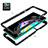 Coque Rebord Contour Silicone et Vitre Transparente Housse Etui 360 Degres pour Motorola Moto Edge 20 5G Petit