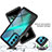 Coque Rebord Contour Silicone et Vitre Transparente Housse Etui 360 Degres pour Motorola Moto Edge 20 5G Petit