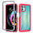 Coque Rebord Contour Silicone et Vitre Transparente Housse Etui 360 Degres pour Motorola Moto Edge 20 Lite 5G Petit