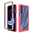 Coque Rebord Contour Silicone et Vitre Transparente Housse Etui 360 Degres pour Motorola Moto Edge (2021) 5G Petit