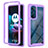 Coque Rebord Contour Silicone et Vitre Transparente Housse Etui 360 Degres pour Motorola Moto Edge 30 5G Petit