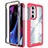 Coque Rebord Contour Silicone et Vitre Transparente Housse Etui 360 Degres pour Motorola Moto Edge Plus (2022) 5G Petit