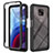 Coque Rebord Contour Silicone et Vitre Transparente Housse Etui 360 Degres pour Motorola Moto G Power (2021) Noir