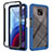 Coque Rebord Contour Silicone et Vitre Transparente Housse Etui 360 Degres pour Motorola Moto G Power (2021) Petit