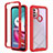 Coque Rebord Contour Silicone et Vitre Transparente Housse Etui 360 Degres pour Motorola Moto G10 Power Petit