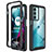 Coque Rebord Contour Silicone et Vitre Transparente Housse Etui 360 Degres pour Motorola Moto G200 5G Noir