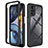 Coque Rebord Contour Silicone et Vitre Transparente Housse Etui 360 Degres pour Motorola Moto G22 Noir