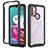 Coque Rebord Contour Silicone et Vitre Transparente Housse Etui 360 Degres pour Motorola Moto G30 Petit