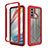 Coque Rebord Contour Silicone et Vitre Transparente Housse Etui 360 Degres pour Motorola Moto G40 Fusion Petit