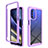 Coque Rebord Contour Silicone et Vitre Transparente Housse Etui 360 Degres pour Motorola Moto G51 5G Petit