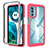 Coque Rebord Contour Silicone et Vitre Transparente Housse Etui 360 Degres pour Motorola Moto G71s 5G Petit