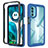 Coque Rebord Contour Silicone et Vitre Transparente Housse Etui 360 Degres pour Motorola Moto G71s 5G Petit