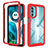 Coque Rebord Contour Silicone et Vitre Transparente Housse Etui 360 Degres pour Motorola Moto G71s 5G Petit