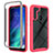 Coque Rebord Contour Silicone et Vitre Transparente Housse Etui 360 Degres pour Motorola Moto One Fusion Petit