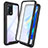 Coque Rebord Contour Silicone et Vitre Transparente Housse Etui 360 Degres pour Oppo A95 4G Noir