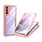 Coque Rebord Contour Silicone et Vitre Transparente Housse Etui 360 Degres pour Samsung Galaxy S21 5G Petit