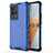 Coque Rebord Contour Silicone et Vitre Transparente Housse Etui 360 Degres pour Vivo iQOO 8 5G Bleu