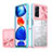 Coque Rebord Contour Silicone et Vitre Transparente Housse Etui 360 Degres QW1 pour Xiaomi Redmi Note 11 Pro 4G Bleu Ciel