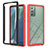 Coque Rebord Contour Silicone et Vitre Transparente Housse Etui 360 Degres YB1 pour Samsung Galaxy Note 20 5G Petit