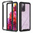 Coque Rebord Contour Silicone et Vitre Transparente Housse Etui 360 Degres YB1 pour Samsung Galaxy S20 FE 4G Noir