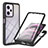 Coque Rebord Contour Silicone et Vitre Transparente Housse Etui 360 Degres YB1 pour Xiaomi Redmi Note 12 Pro 5G Noir