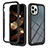 Coque Rebord Contour Silicone et Vitre Transparente Housse Etui 360 Degres YB2 pour Apple iPhone 13 Pro Max Petit