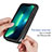 Coque Rebord Contour Silicone et Vitre Transparente Housse Etui 360 Degres YB2 pour Apple iPhone 13 Pro Max Petit