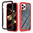 Coque Rebord Contour Silicone et Vitre Transparente Housse Etui 360 Degres YB2 pour Apple iPhone 13 Pro Petit