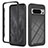 Coque Rebord Contour Silicone et Vitre Transparente Housse Etui 360 Degres YB2 pour Google Pixel 8 Pro 5G Noir