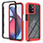 Coque Rebord Contour Silicone et Vitre Transparente Housse Etui 360 Degres YB2 pour Motorola Moto G Stylus (2023) 4G Rouge