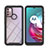 Coque Rebord Contour Silicone et Vitre Transparente Housse Etui 360 Degres YB2 pour Motorola Moto G30 Petit