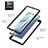 Coque Rebord Contour Silicone et Vitre Transparente Housse Etui 360 Degres YB2 pour Samsung Galaxy Note 20 5G Petit