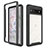 Coque Rebord Contour Silicone et Vitre Transparente Housse Etui 360 Degres ZJ1 pour Google Pixel 6a 5G Noir