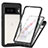 Coque Rebord Contour Silicone et Vitre Transparente Housse Etui 360 Degres ZJ1 pour Google Pixel 7 5G Noir