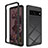 Coque Rebord Contour Silicone et Vitre Transparente Housse Etui 360 Degres ZJ1 pour Google Pixel 7 Pro 5G Noir