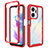 Coque Rebord Contour Silicone et Vitre Transparente Housse Etui 360 Degres ZJ1 pour Huawei Honor X7a Petit