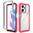 Coque Rebord Contour Silicone et Vitre Transparente Housse Etui 360 Degres ZJ1 pour Huawei Honor X7a Petit