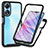 Coque Rebord Contour Silicone et Vitre Transparente Housse Etui 360 Degres ZJ1 pour Oppo A78 5G Petit