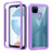 Coque Rebord Contour Silicone et Vitre Transparente Housse Etui 360 Degres ZJ1 pour Realme C21Y Petit