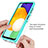 Coque Rebord Contour Silicone et Vitre Transparente Housse Etui 360 Degres ZJ1 pour Samsung Galaxy A04s Petit