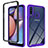 Coque Rebord Contour Silicone et Vitre Transparente Housse Etui 360 Degres ZJ1 pour Samsung Galaxy A20s Violet Clair