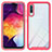 Coque Rebord Contour Silicone et Vitre Transparente Housse Etui 360 Degres ZJ1 pour Samsung Galaxy A30S Petit