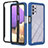 Coque Rebord Contour Silicone et Vitre Transparente Housse Etui 360 Degres ZJ1 pour Samsung Galaxy A32 4G Petit