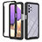 Coque Rebord Contour Silicone et Vitre Transparente Housse Etui 360 Degres ZJ1 pour Samsung Galaxy A32 4G Petit