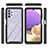 Coque Rebord Contour Silicone et Vitre Transparente Housse Etui 360 Degres ZJ1 pour Samsung Galaxy A32 4G Petit