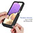 Coque Rebord Contour Silicone et Vitre Transparente Housse Etui 360 Degres ZJ1 pour Samsung Galaxy A32 5G Petit