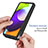 Coque Rebord Contour Silicone et Vitre Transparente Housse Etui 360 Degres ZJ1 pour Samsung Galaxy A52s 5G Petit